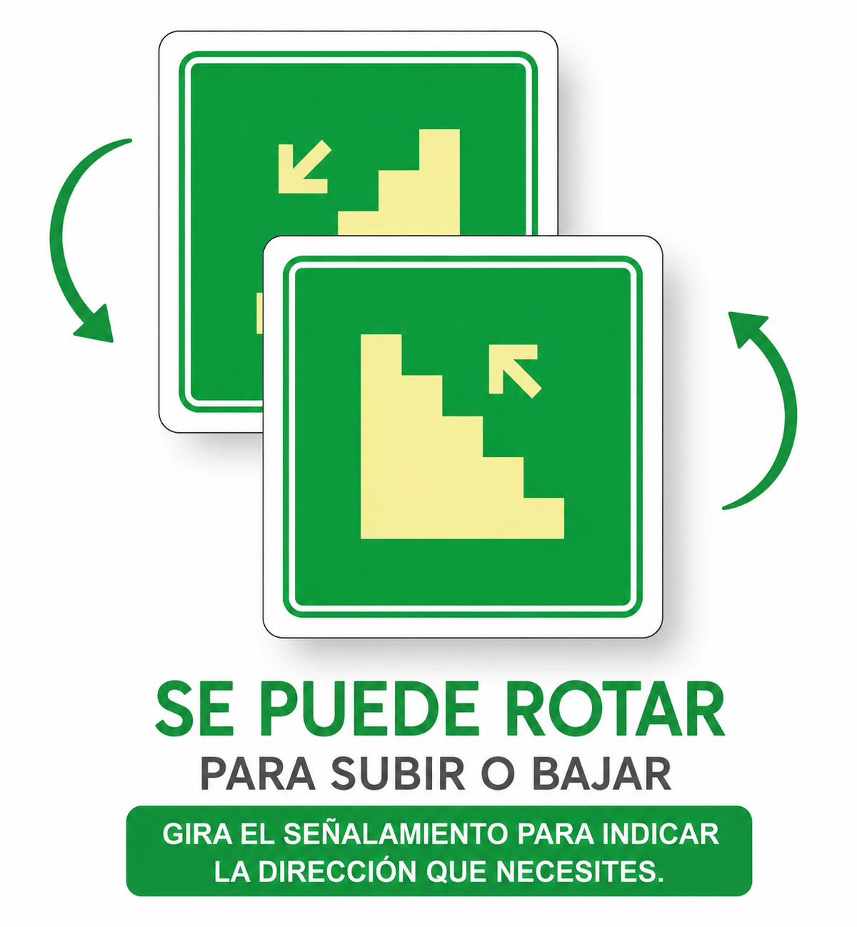 Señalización de Escaleras (Izquierda)