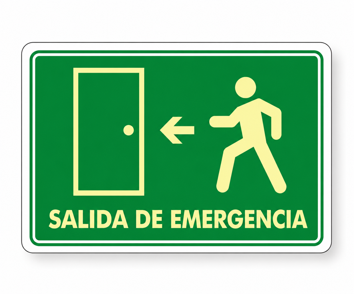 Señalización de Salida de emergencia (Izquierda)
