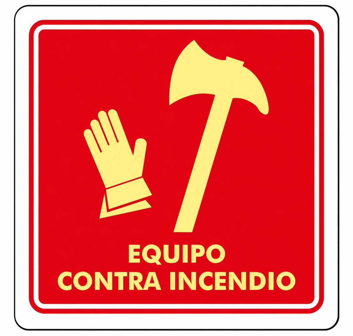 Señalización de Equipo contra incendios
