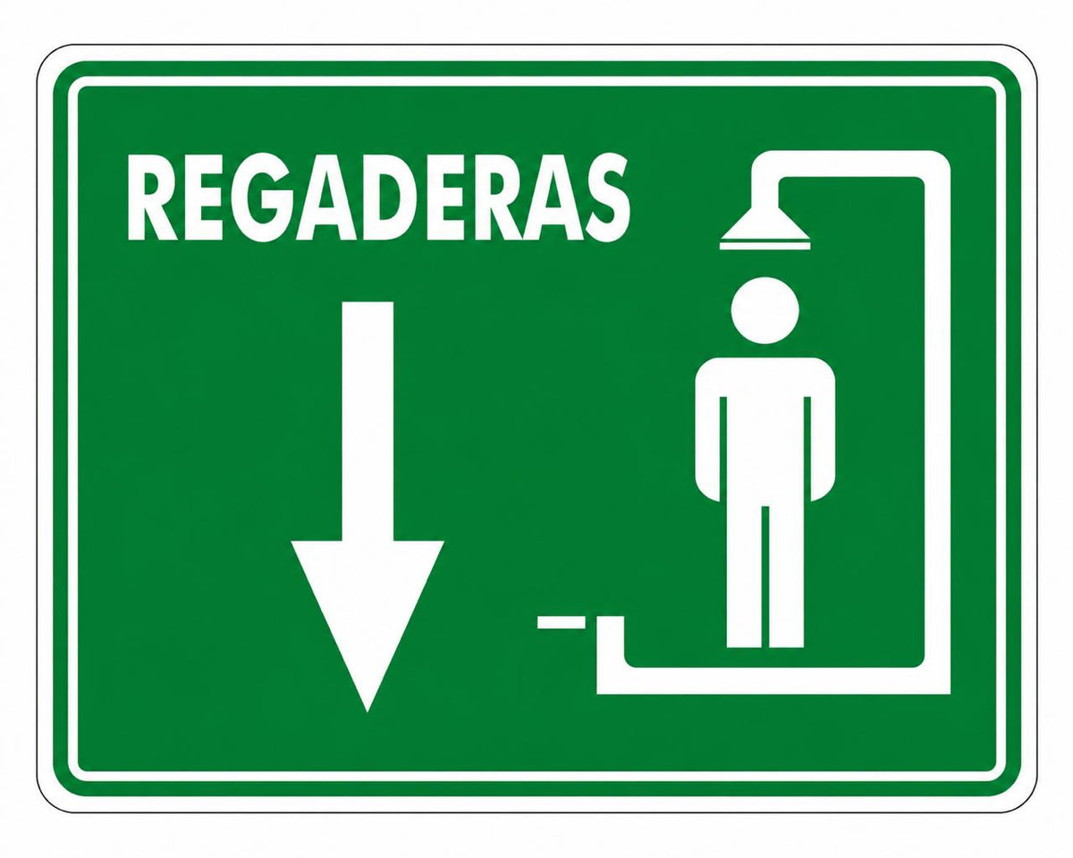 Señalización de Regaderas