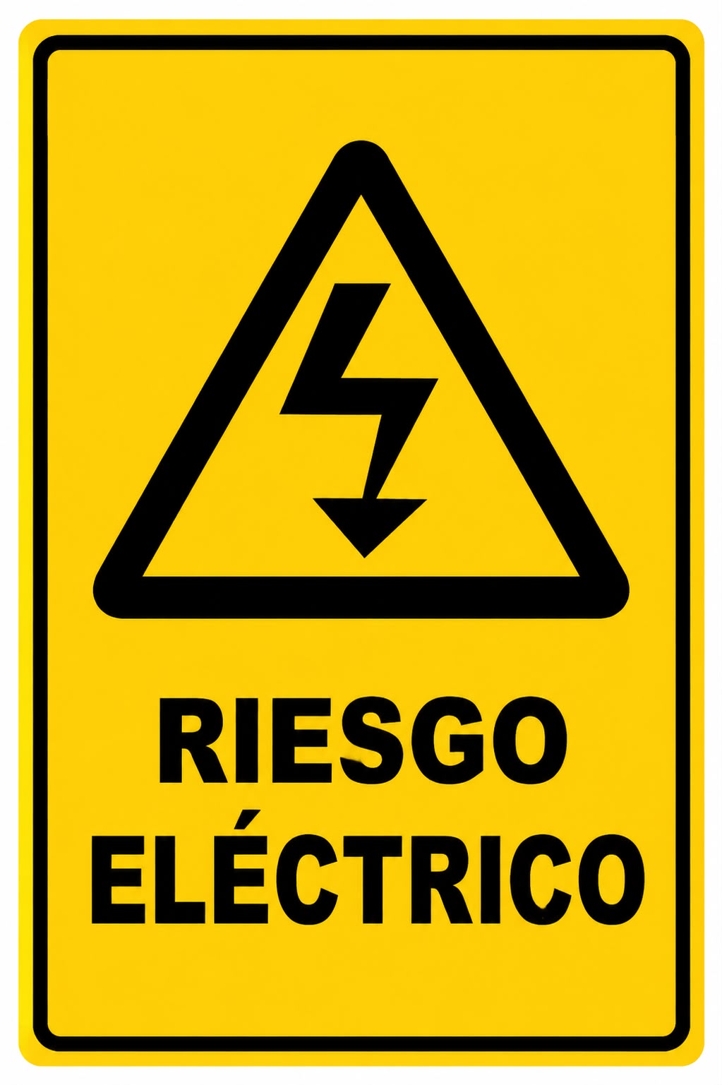 Calcomanía de Riesgo Eléctrico