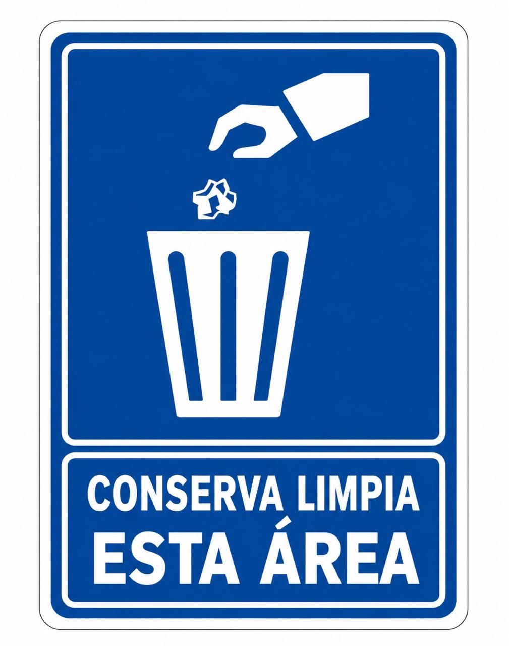 Conserva limpia esta área