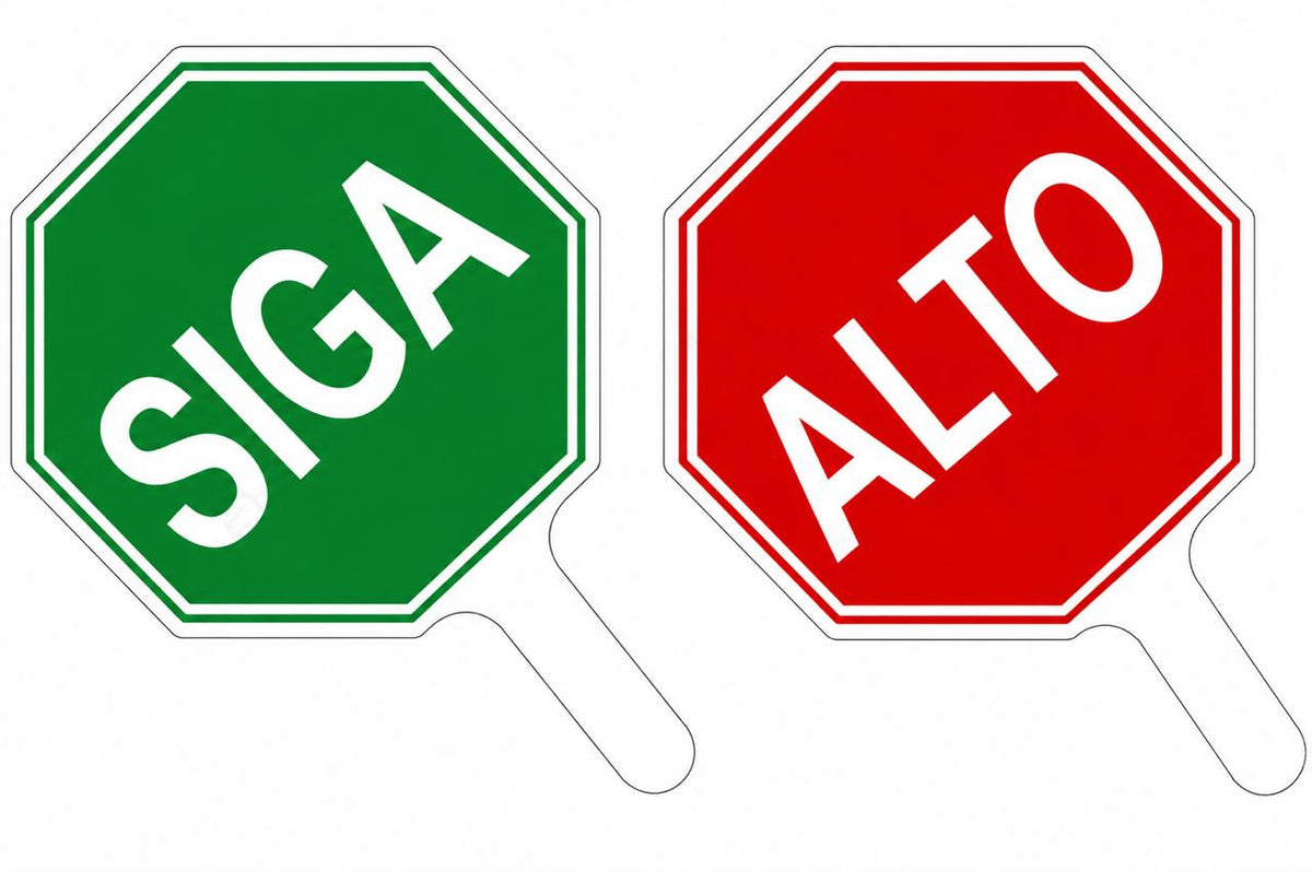Alto-Siga tipo paleta doble vista