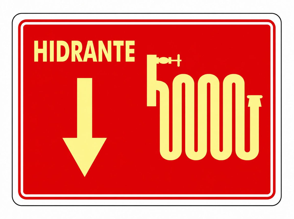 Señalización de Hidrante