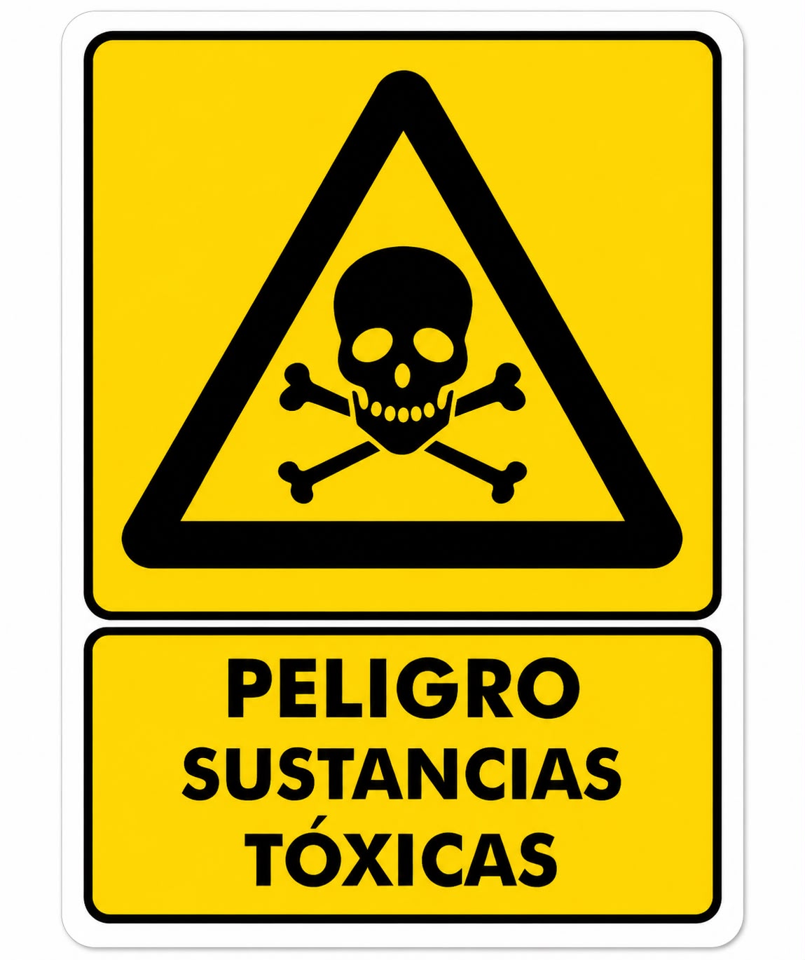 Precaución o Peligro de Sustancias tóxicas