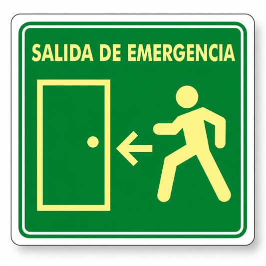 Señalización de Salida de emergencia (Izquierda)
