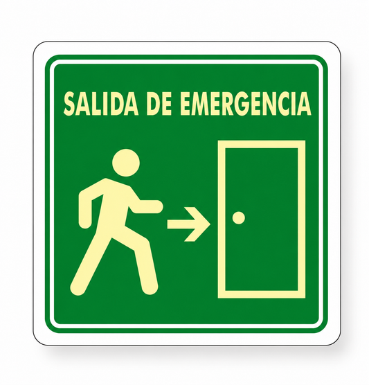 Señalización de Salida de emergencia (Derecha)