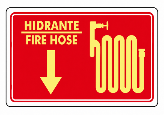 Señalización de Hidrante (Bilingüe)
