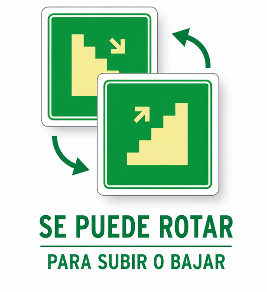Señalización de Escalera (Derecha)