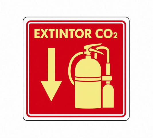 Señalización de Extintor CO2