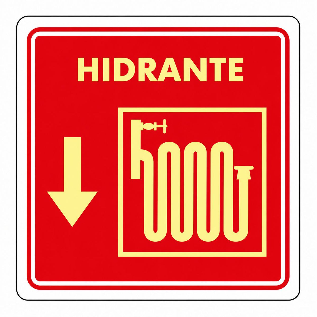 Señalización de Hidrante