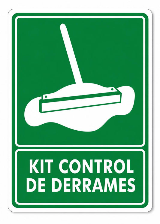 Señalización Kit control de derrames
