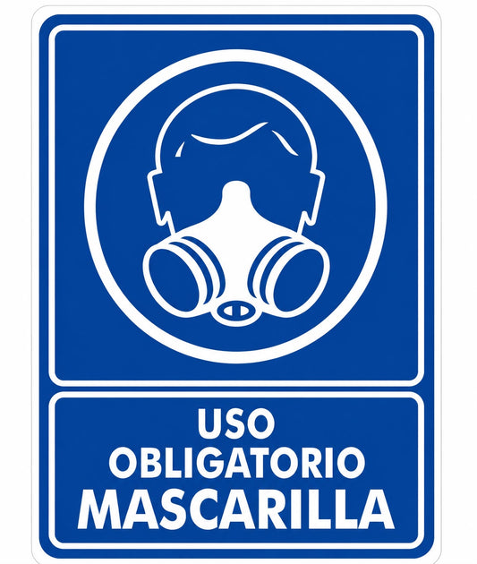 Señalización de Uso obligatorio de mascarilla