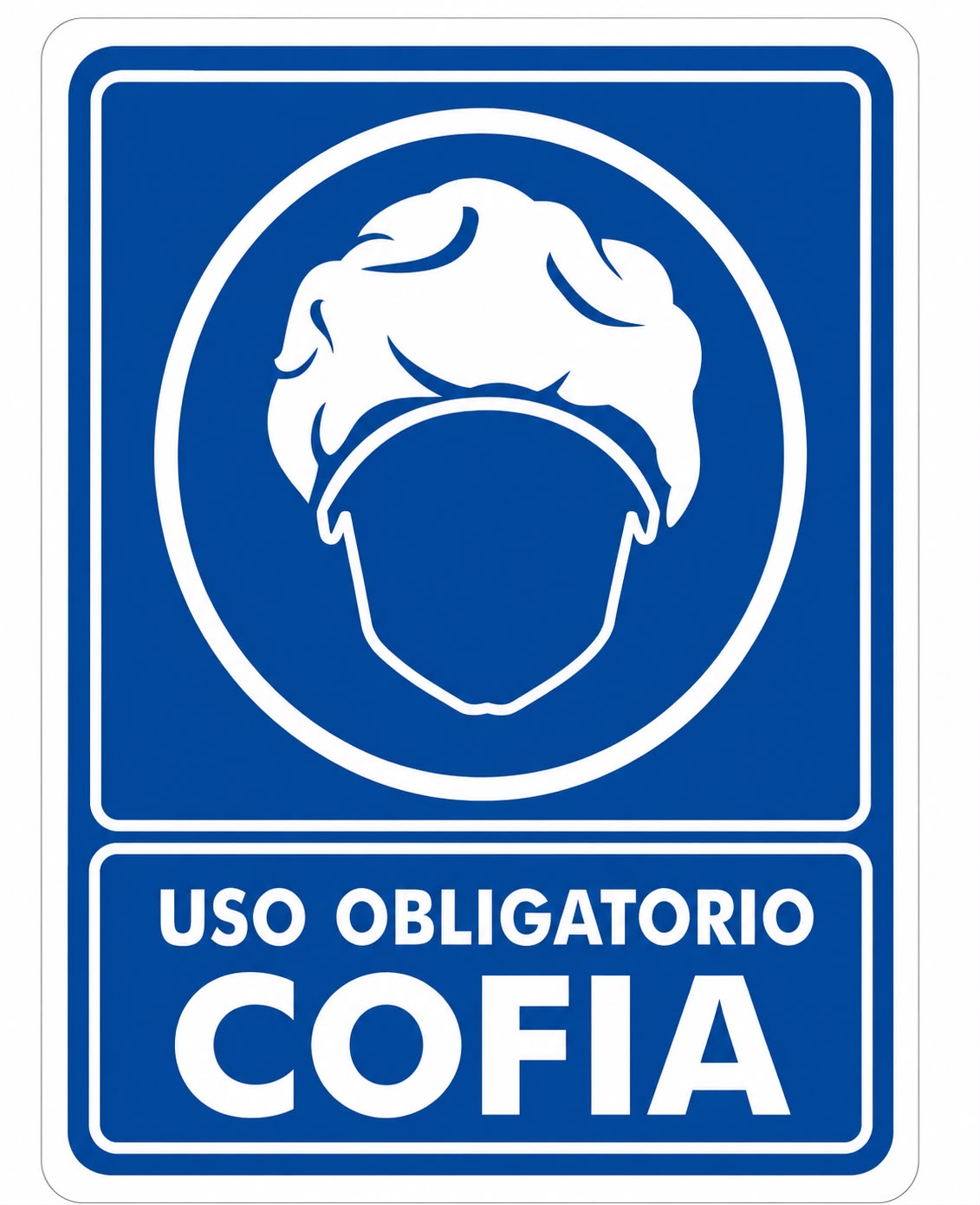 Uso obligatorio de cofia