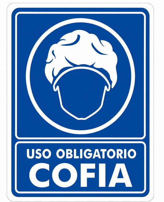 Uso obligatorio de cofia