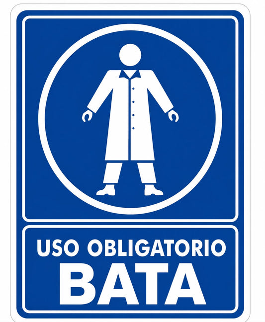 Uso obligatorio de bata