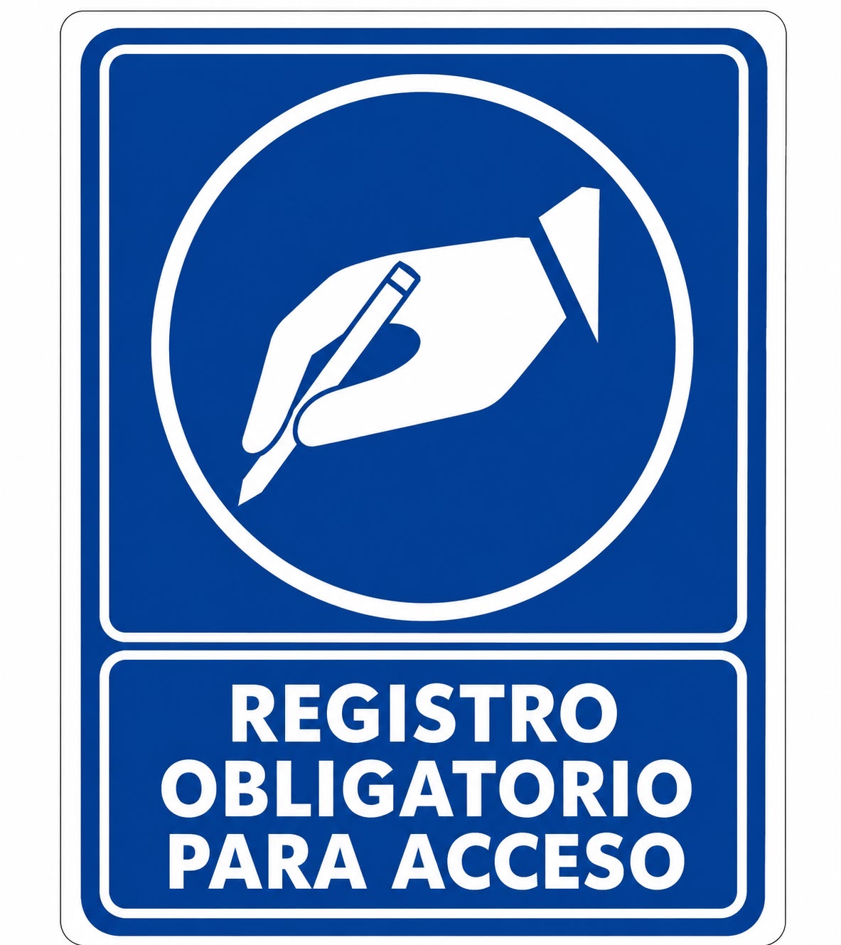 Registro obligatorio de acceso