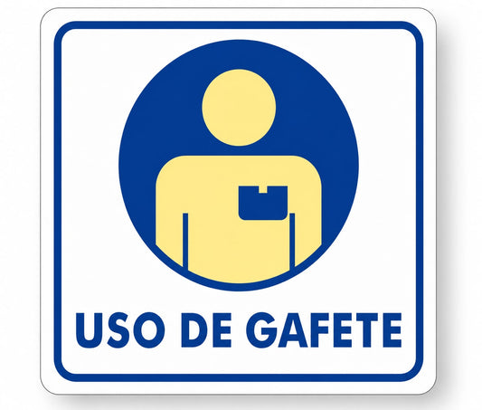 Uso de gafete