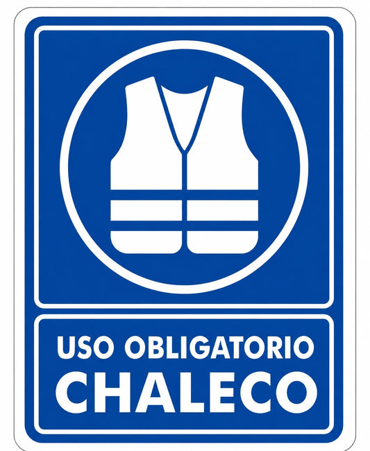 Uso obligatorio de chaleco