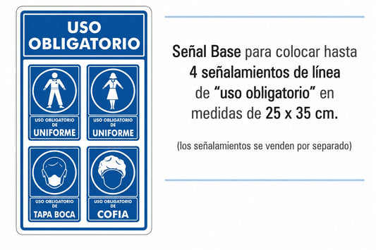 Base para señalamientos