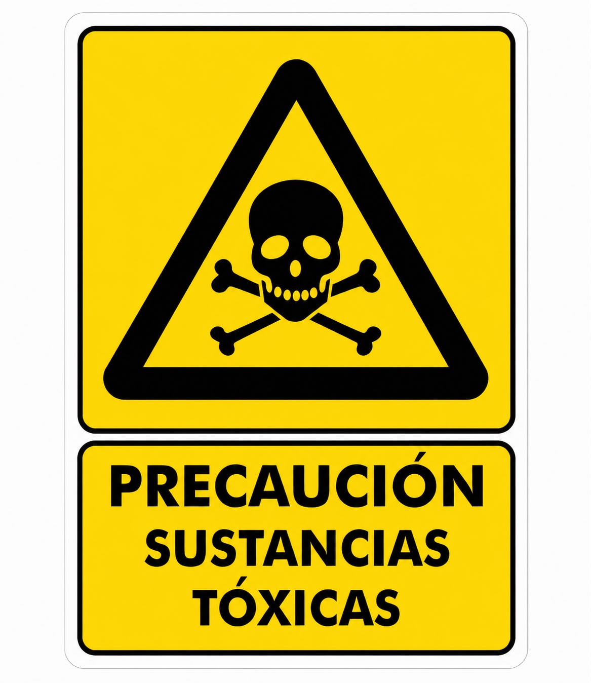 Precaución o Peligro de Sustancias tóxicas