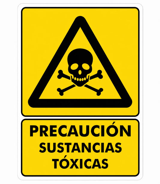 Precaución o Peligro de Sustancias tóxicas