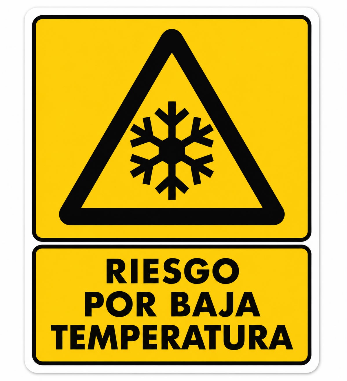 Riesgo por baja temperatura