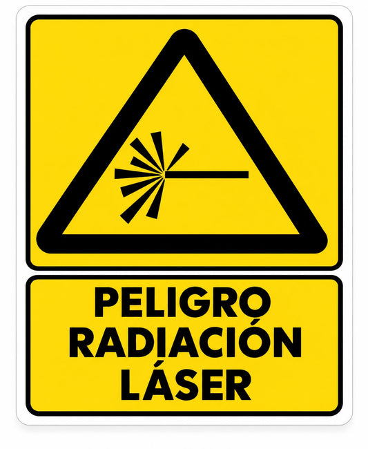Peligro Radiación Láser