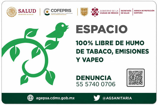 Espacio 100% libre de humo
