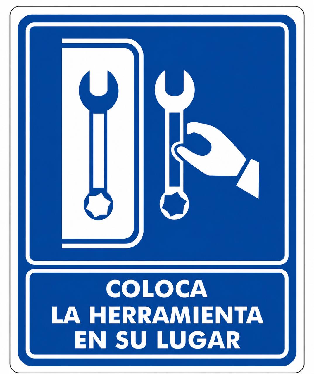 Coloca la herramienta en su lugar