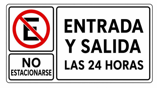 Entrada y salida las 24 horas