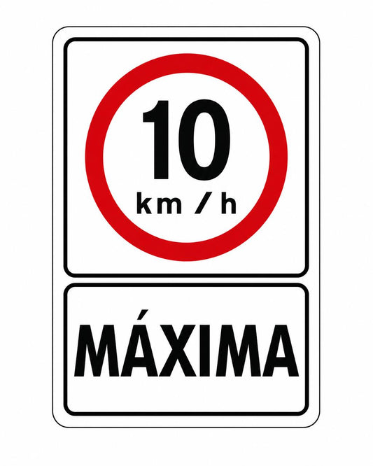 10 KM/H Máxima