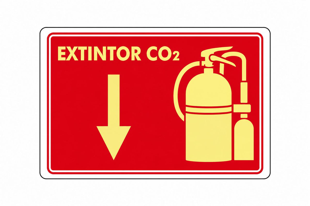 Señalización de Extintor CO2