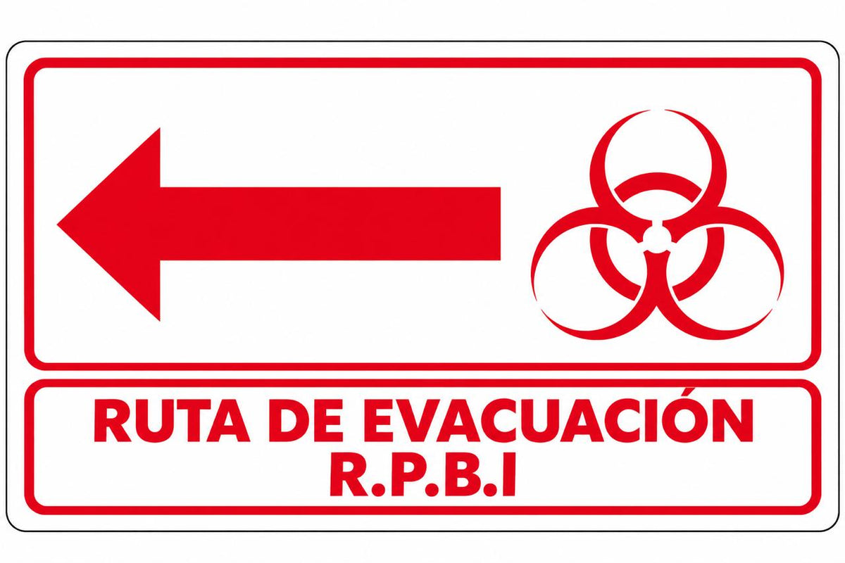 Ruta de evacuación R.P.B.I